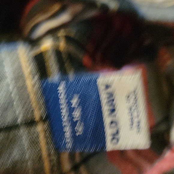 Old Navy Multicolor Plaid Button-Down Shirt - Picture 4 of 5